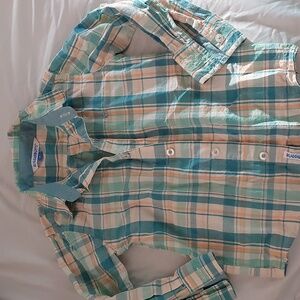 Boys 4T Rugged Butts Button-up Long Sleeve Shirt